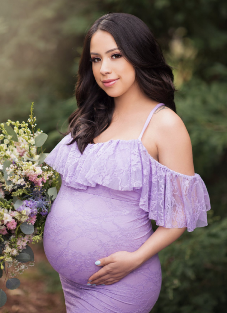 Mermaid Style Naomi Lace Gown, maternity dress hire