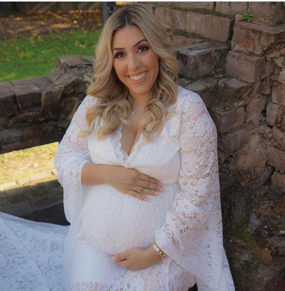 Bohemian Floral Flair, maternity dress hire Sydney