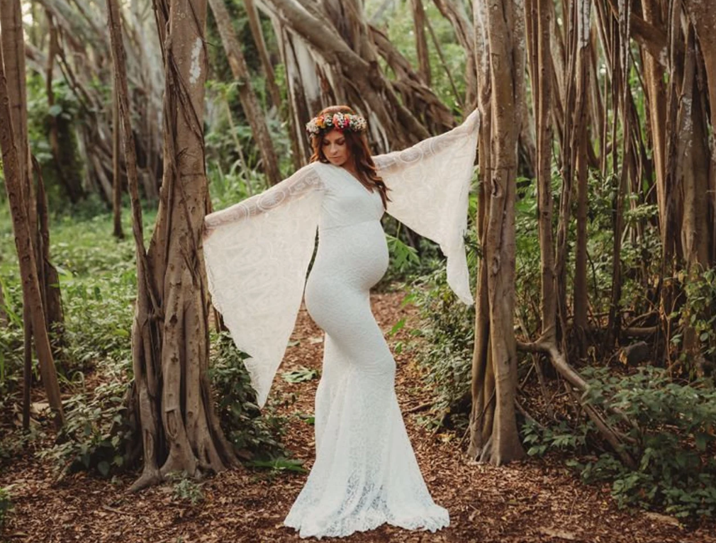 Juliet Floral Lace Dress,maternity dress hire Sydney