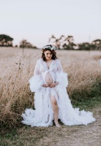 Pregnancy dress for maternity photoshoot