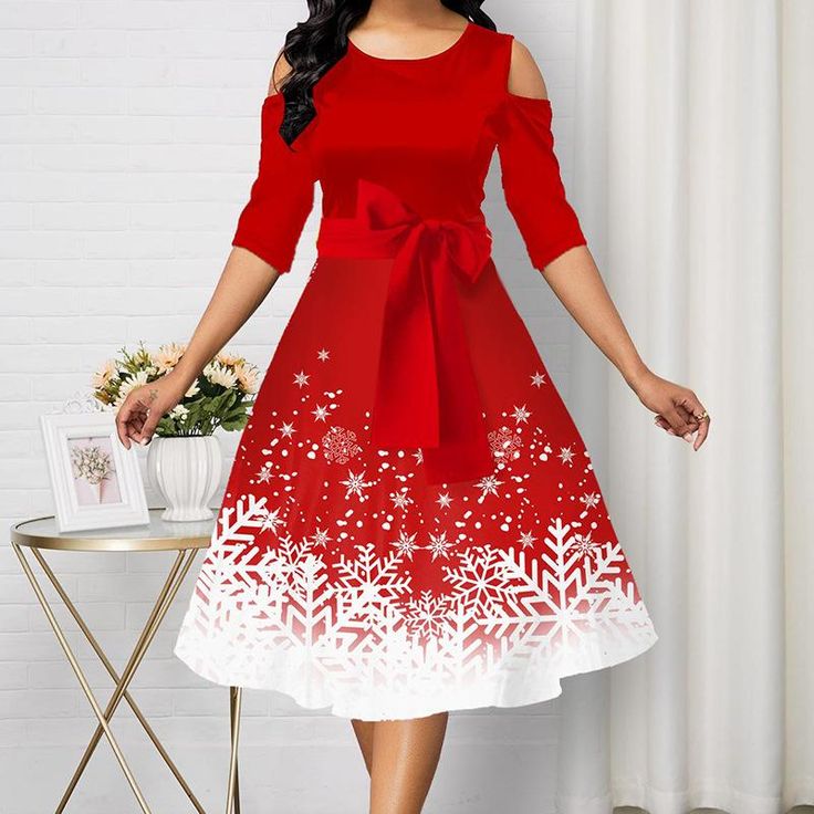 midi christmas dress